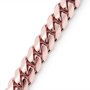 Solid Gold Cuban Link Bracelet 12mm