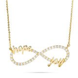 Customizable Hope & Joy Infinity Pendant