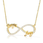 Customizable Hope & Joy Infinity Pendant
