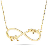 Customizable Hope & Joy Infinity Pendant