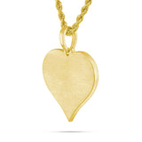 Medium Gold & Diamond Heart Picture Pendant