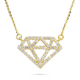 14k Gold 0.80ct Shyne Diamond Necklace