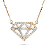 14k Gold 0.80ct Shyne Diamond Necklace