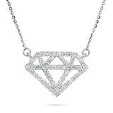 14k Gold 0.80ct Shyne Diamond Necklace