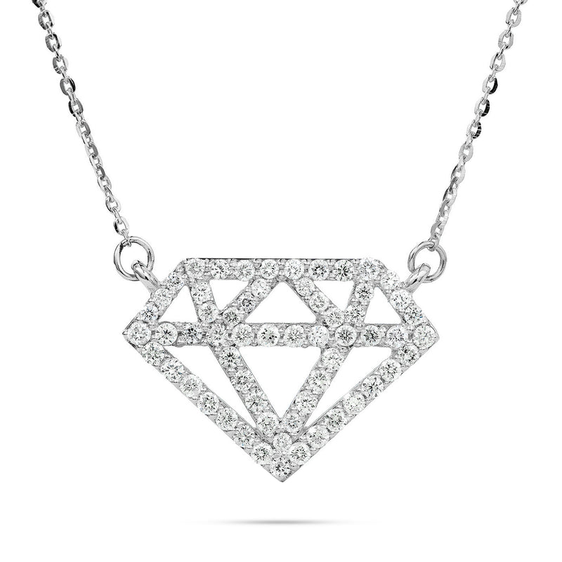 14k Gold 0.80ct Shyne Diamond Necklace