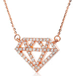 14k Gold 0.80ct Shyne Diamond Necklace