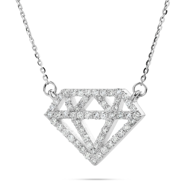 14k Gold 0.80ct Shyne Diamond Necklace