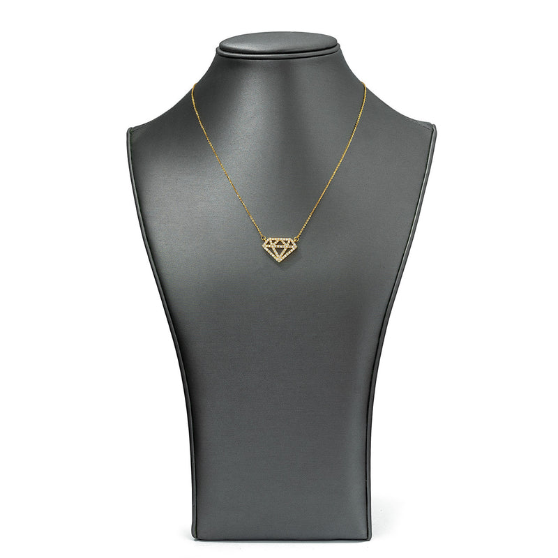 14k Gold 0.80ct Shyne Diamond Necklace