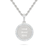 Small Gold & Diamond Picture Pendant