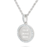 Small Gold & Diamond Picture Pendant