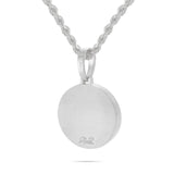 Small Gold & Diamond Picture Pendant