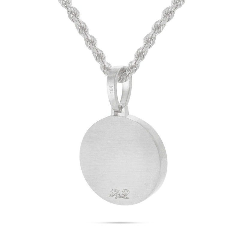 Small Gold & Diamond Picture Pendant