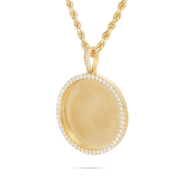 Medium Gold & Diamond Picture Pendant