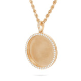 Medium Gold & Diamond Picture Pendant