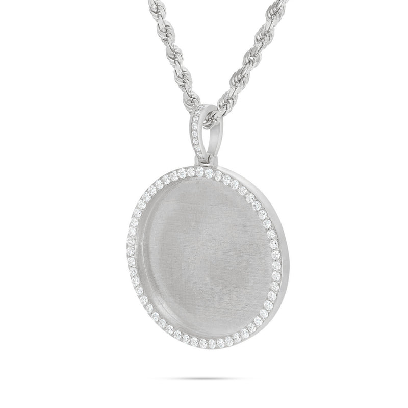 Medium Gold & Diamond Picture Pendant