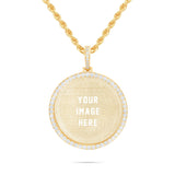 Medium Gold & Diamond Picture Pendant