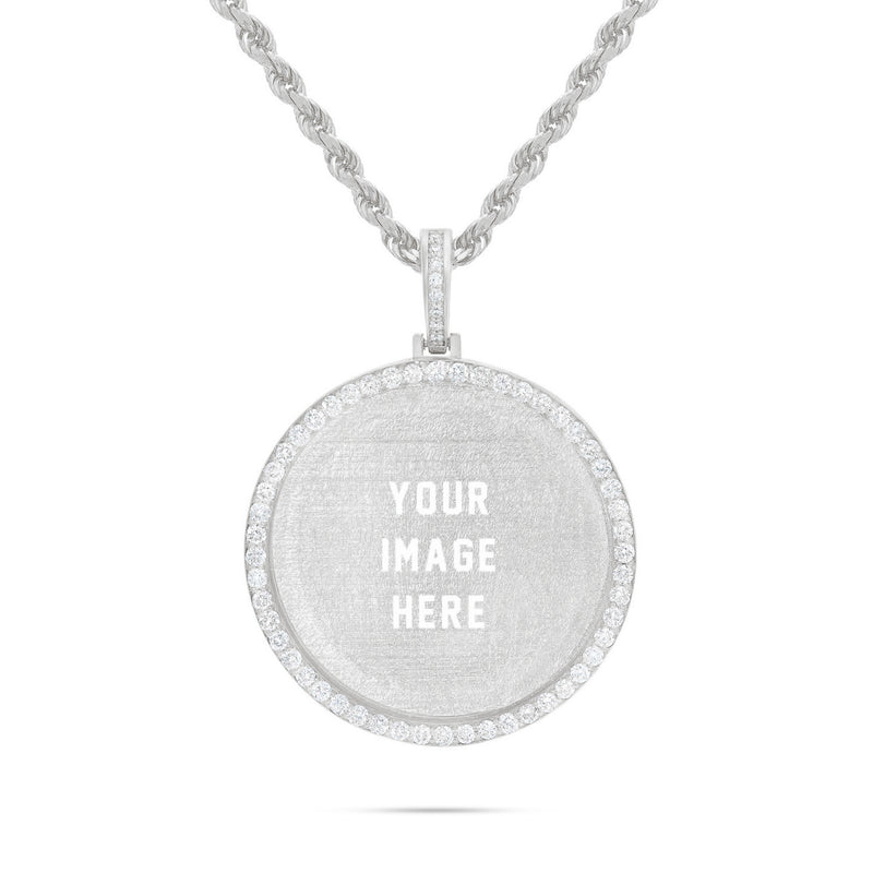 Medium Gold & Diamond Picture Pendant