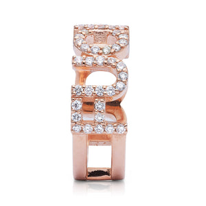 14k Rose Gold F*ck You Ring 0.74ct