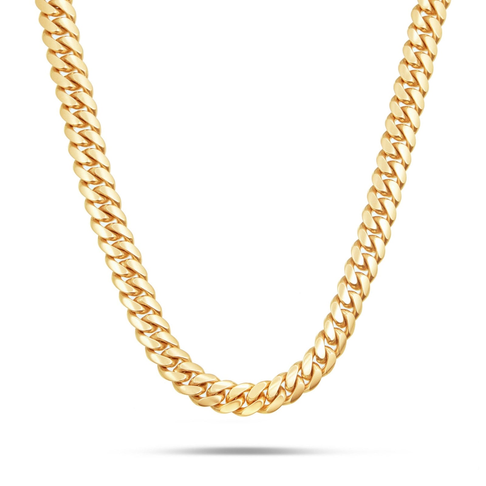 14K Solid Gold Cuban Chain, 13mm – SHYNE JEWELERS