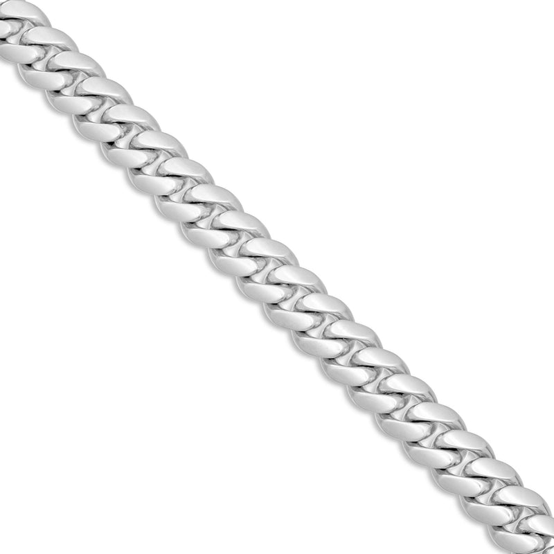 Gold Cuban Chain, 17.5 mm - Shyne Jewelers White Gold 16" 10KT Shyne Jewelers