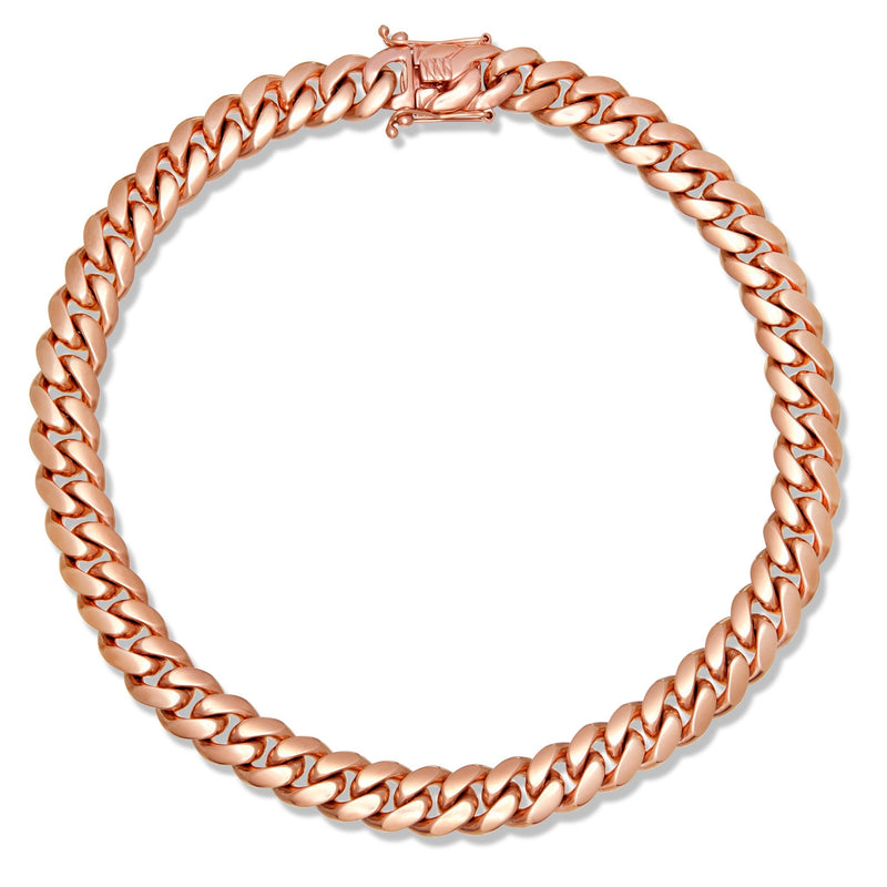 Gold Cuban Chain, 17.5 mm - Shyne Jewelers Rose Gold 16" 10KT Shyne Jewelers