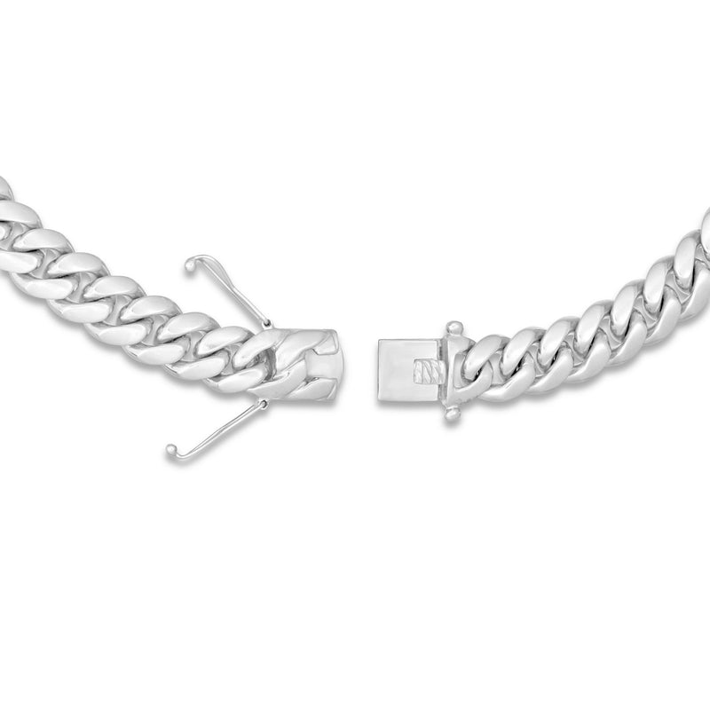 Gold Cuban Chain, 17.5 mm - Shyne Jewelers White Gold 16" 10KT Shyne Jewelers