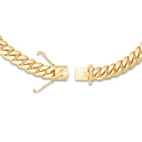 Gold Cuban Chain, 17.5 mm - Shyne Jewelers Yellow Gold 16" 10KT Shyne Jewelers