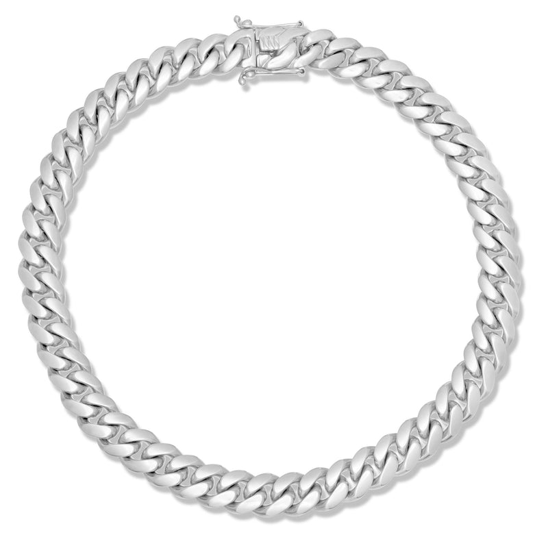 Gold Cuban Chain, 17.5 mm - Shyne Jewelers White Gold 16" 10KT Shyne Jewelers