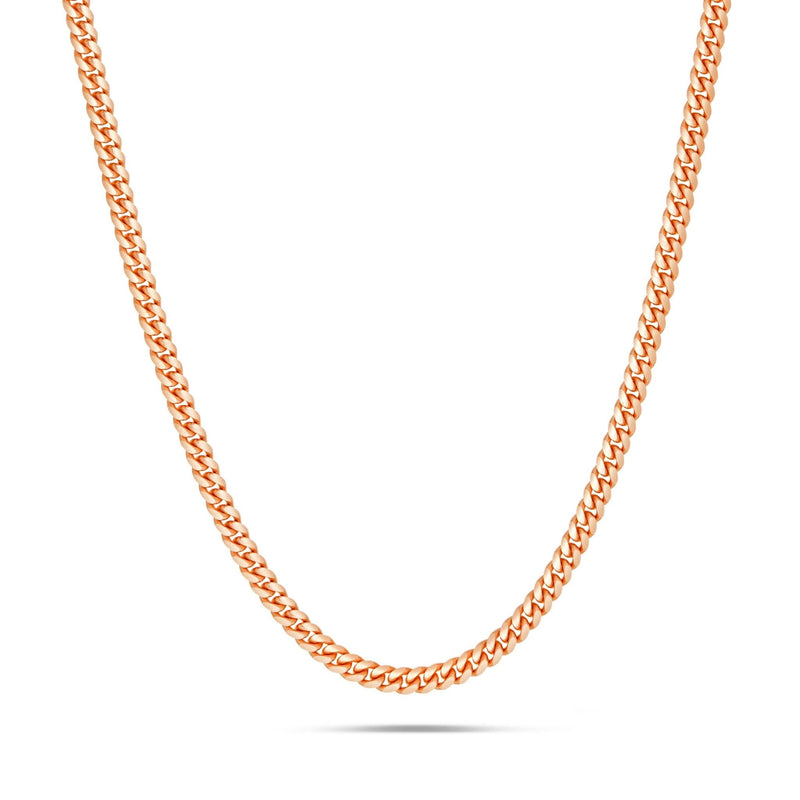 Gold Cuban Chain, 2.5mm - Shyne Jewelers 10KT Yellow Gold 16" Shyne Jewelers