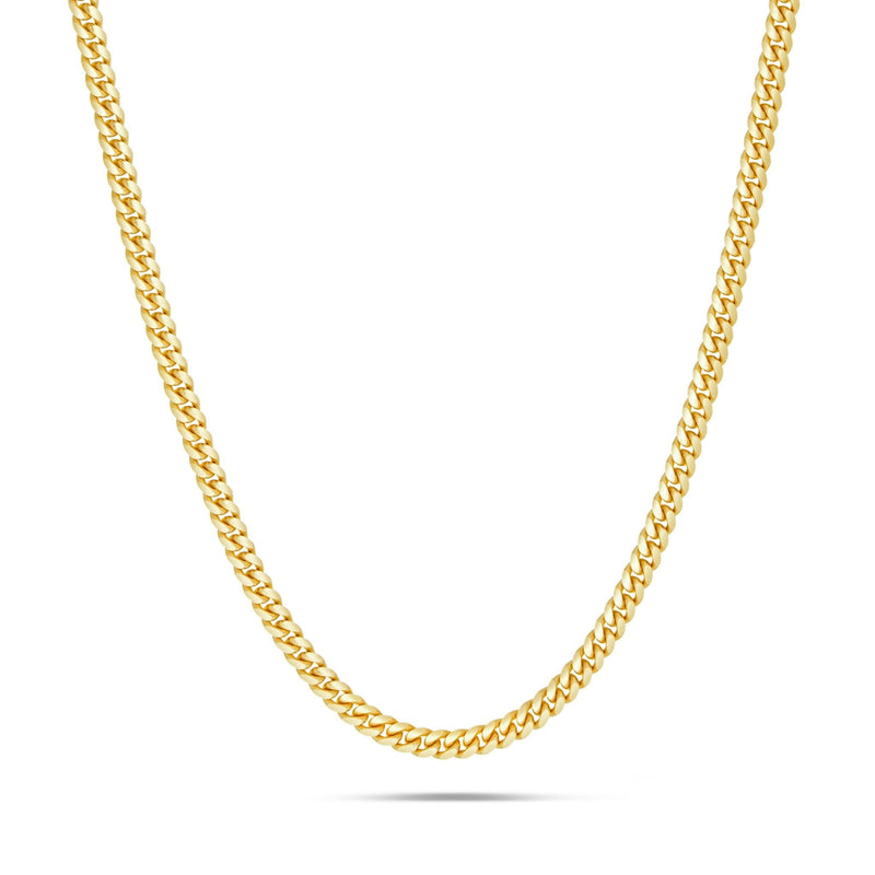 Gold Cuban Chain, 2.5mm - Shyne Jewelers 10KT Yellow Gold 16" Shyne Jewelers