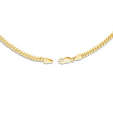 14K Solid Gold Cuban Chain, 2.5mm