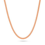 14K Solid Gold Cuban Chain, 2.5mm