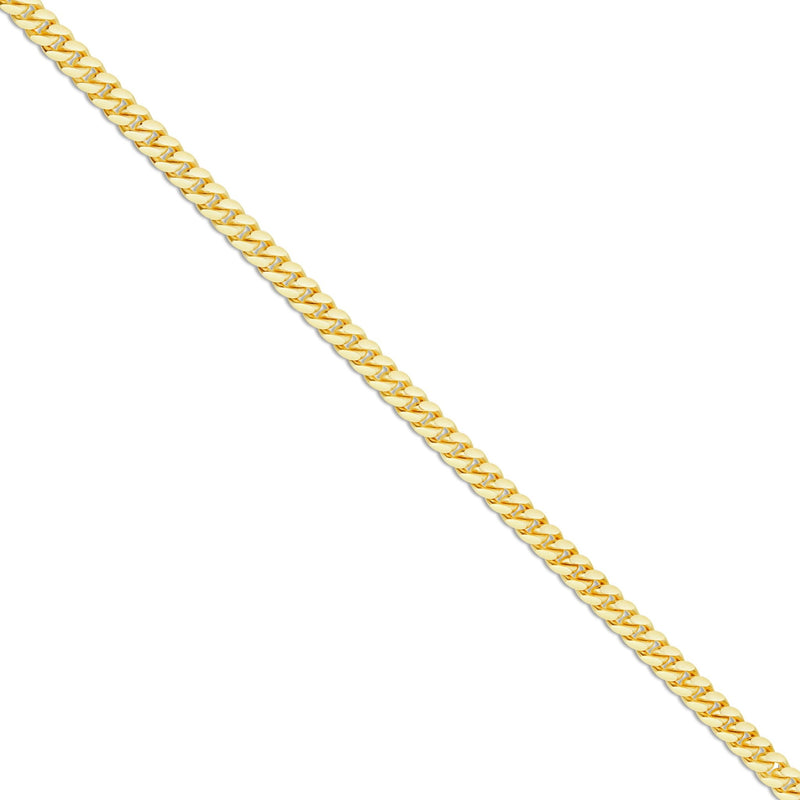 14K Solid Gold Cuban Chain, 2.5mm