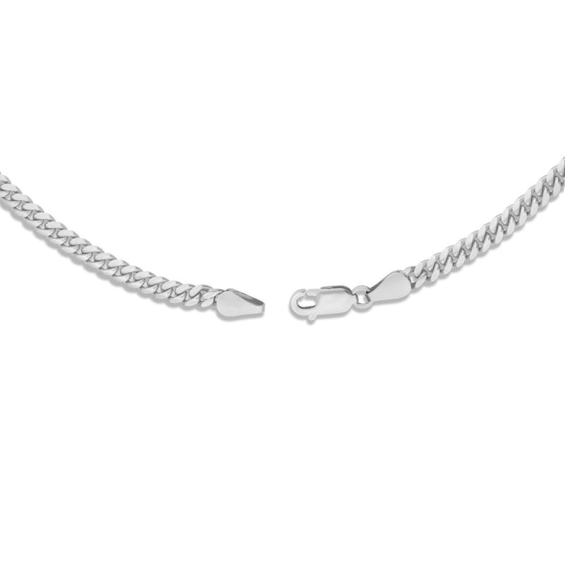 14K Solid Gold Cuban Chain, 3.5mm