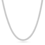 14K Solid Gold Cuban Chain, 3.5mm