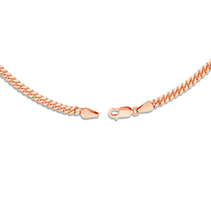 14K Solid Gold Cuban Chain, 3.5mm