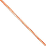 Gold Cuban Chain, 3mm - Shyne Jewelers 10KT Rose Gold 16