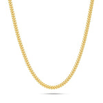 Gold Cuban Chain, 3mm - Shyne Jewelers 10KT Yellow Gold 16