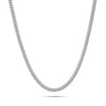 Gold Cuban Chain, 3mm - Shyne Jewelers 10KT White Gold 16