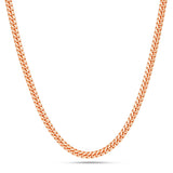 Gold Cuban Chain, 4mm - Shyne Jewelers 10KT Rose Gold 16" Shyne Jewelers