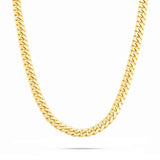 14K Solid Gold Cuban Chain, 6mm