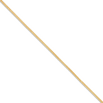 10K Solid Gold 1.25 mm Franco Chain