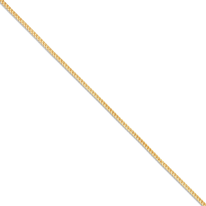10K Solid Gold 1.25 mm Franco Chain