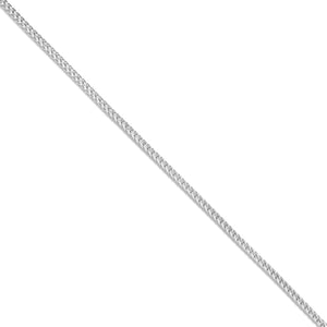 Gold Franco Chain, 2 mm - Shyne Jewelers 10K White Gold 16 Shyne Jewelers