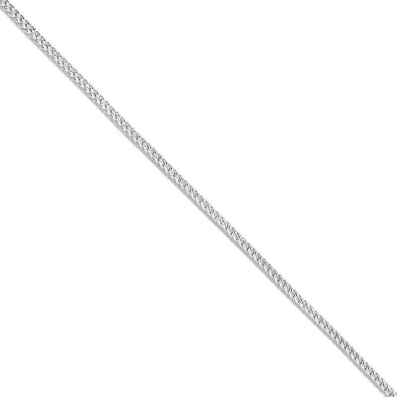 Gold Franco Chain, 2 mm - Shyne Jewelers 10K White Gold 16 Shyne Jewelers