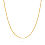 10K Solid Gold 2mm Franco Chain