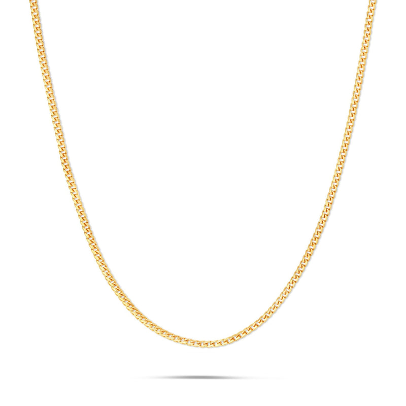 10K Solid Gold 2mm Franco Chain