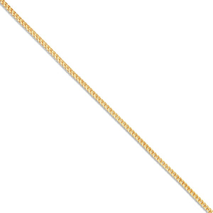 Gold Franco Chain, 2 mm - Shyne Jewelers 10K Yellow Gold 16 Shyne Jewelers
