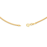 14K Solid Gold Franco Chain, 3mm