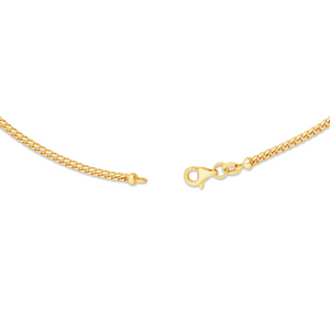 14K Solid Gold Franco Chain, 3mm